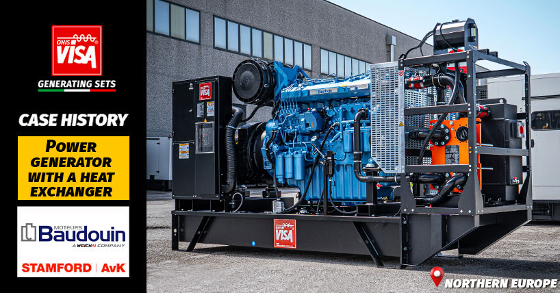 Genset for Hotel sector with Heat exchanger