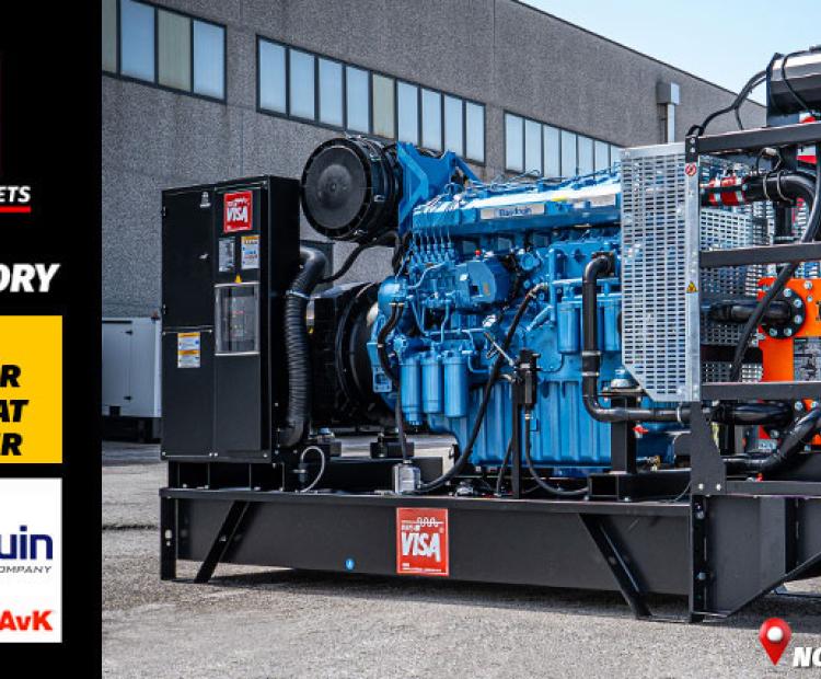 Genset for Hotel sector with Heat exchanger